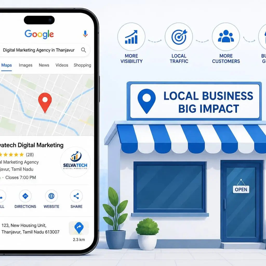local SEO Google Maps search Thanjavur business