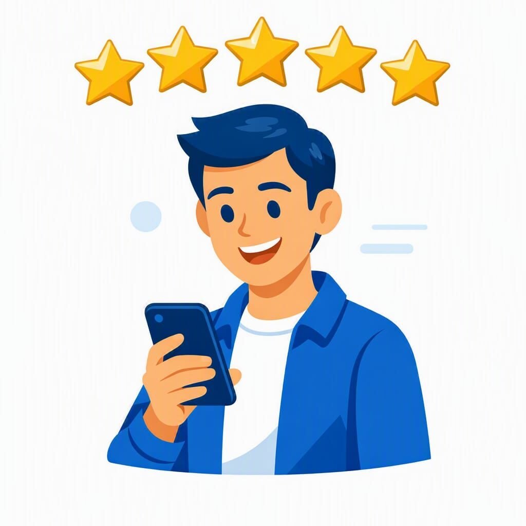 customer reviews five star rating business